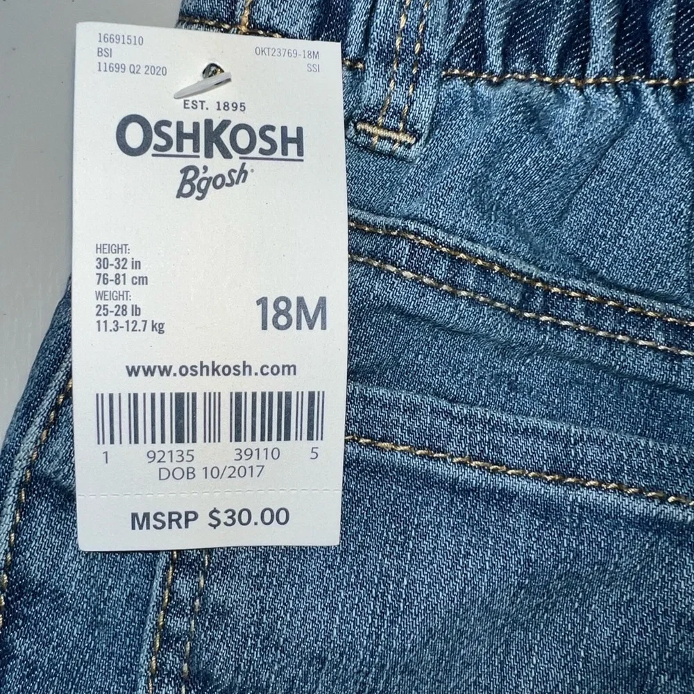 OshKosh‎ B'gosh Classic Blue Denim Pants